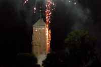 Starkenburg w płomieniach